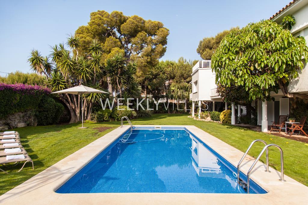 Villa Sitges Tupinetti Beach At 1 Min Walk Amaizing Garden And View Center Sitges 5 Minutes Walk Екстер'єр фото